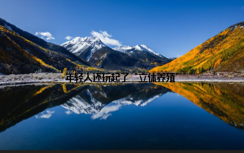 年轻人还玩起了“立体养殖”