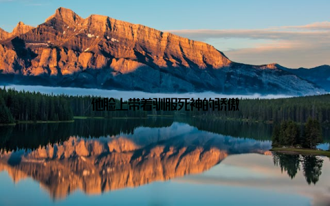 他脸上带着驯服死神的骄傲