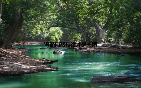 遵循自然规律才是王道