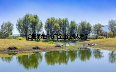 合肥某龙虾加工企业负责人表示