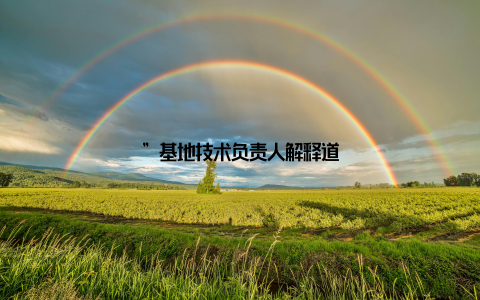 ”基地技术负责人解释道