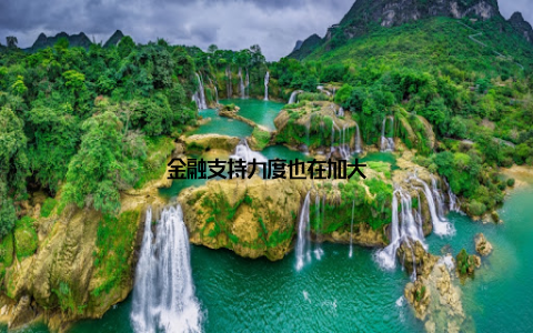 金融支持力度也在加大